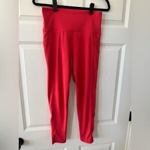 Prana Becksa Legging Ribbed Bright Coral Red